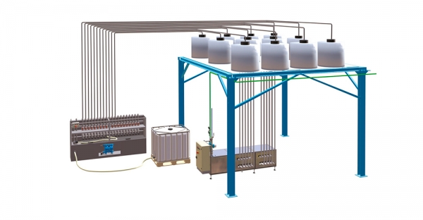 助劑自動輸送系統 Automatic dosing system for liquid/powder chemical 