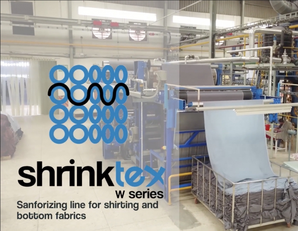 平織用專用的預縮機 Shrinktex-W series