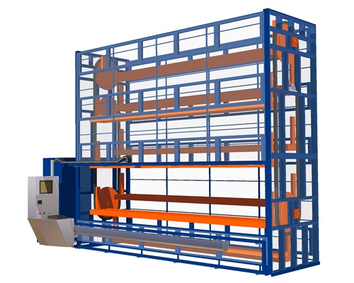 半自動秤料儲料架-包含叫料控制 Semi-automation for powder dyes Paternoster